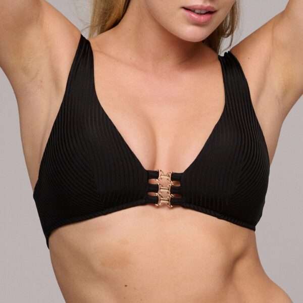 EMLY zwart voorgevormde triangel bikini