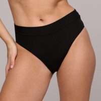 EMLY zwart bikini slip met omslag