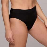 EMLY zwart bikini slip met omslag