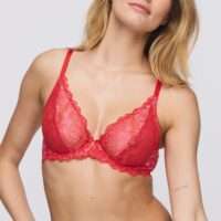MANYLA Pixie Red plunge bh