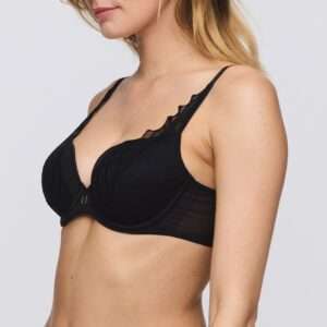 AVEN zwart voorgevormde bh - hartvorm