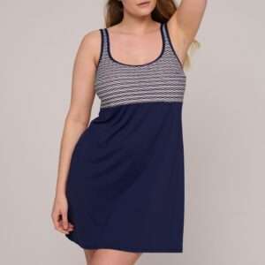 KALBA Water Blue badmode kort jurkje