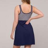 KALBA Water Blue badmode kort jurkje