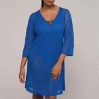 ASWAN Delphinium Cheer Blue badmode caftan