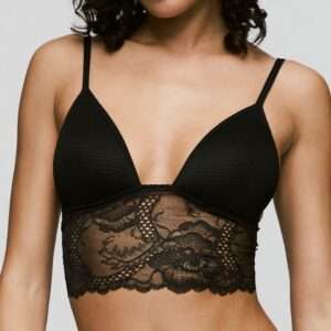 LISA zwart voorgevormde bralette