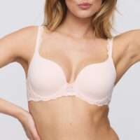 CYRILE crystal pink voorgevormde bh - hartvorm