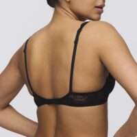 CYRILE zwart voorgevormde bh - hartvorm CYRILE zwart voorgevormde bh - hartvorm