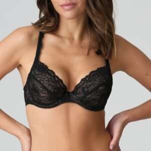 CYRILE zwart push-up bh uitneembare pads