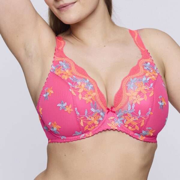CALA LUNA Blogger Pink plunge bh halve mousse cups