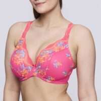 CALA LUNA Blogger Pink plunge bh halve mousse cups