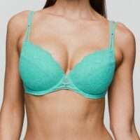 AMELIA Ocean Green push-up bh uitneembare pads