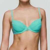 AMELIA Ocean Green push-up bh uitneembare pads