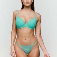 AMELIA Ocean Green push-up bh uitneembare pads