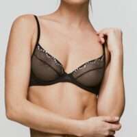 CHAIKA Zwart plunge bh