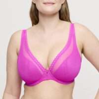 VIVGIRL cactus flower plunge bh halve mousse cups
