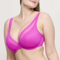 VIVGIRL cactus flower plunge bh halve mousse cups