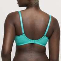 PALERMO Sunny Teal plunge bh halve mousse cups