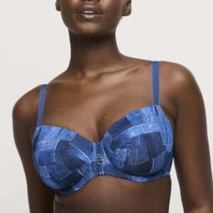 MAUNA Twill Blue volle cup bh