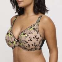 MANALI Wild Bloom plunge bh halve mousse cups MANALI Wild Bloom plunge bh halve mousse cups