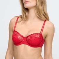 JANE true red balconette halve mousse cups JANE true red balconette halve mousse cups