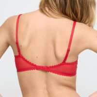 JANE true red balconette halve mousse cups