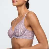 MANYLA Pastel orchid plunge bh