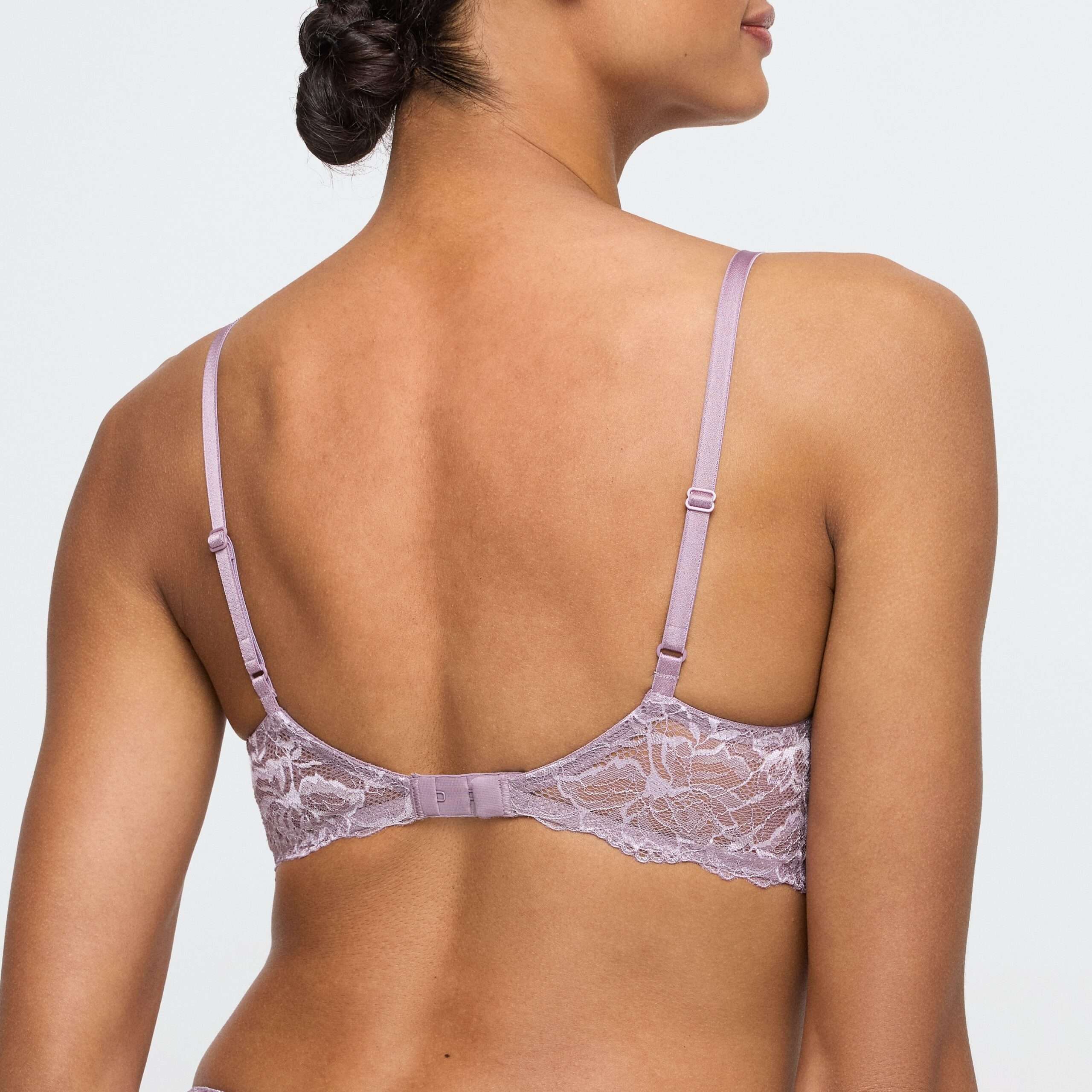 MANYLA Pastel orchid plunge bh