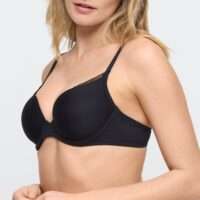 MILAO zwart voorgevormde bh - hartvorm MILAO zwart voorgevormde bh - hartvorm