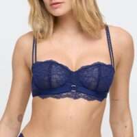 MUSEA saffier blauw balconette bh verticale naad