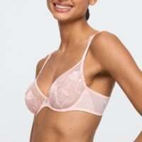 LOISH pearly pink plunge bh