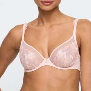 LOISH pearly pink plunge bh