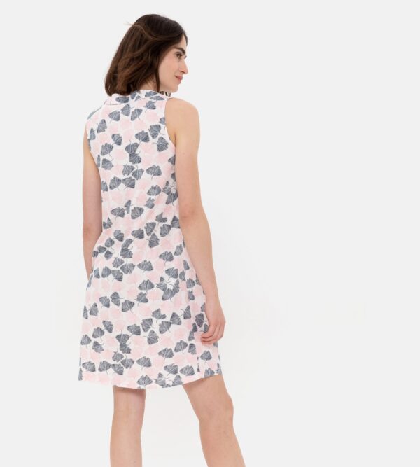 LORDS x LILIES Korte Jurk, pastelroze ginko print
