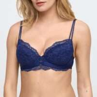 MUSEA saffier blauw push-up bh uitneembare pads