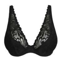 RUPI zwart plunge bh halve mousse cups RUPI zwart plunge bh halve mousse cups