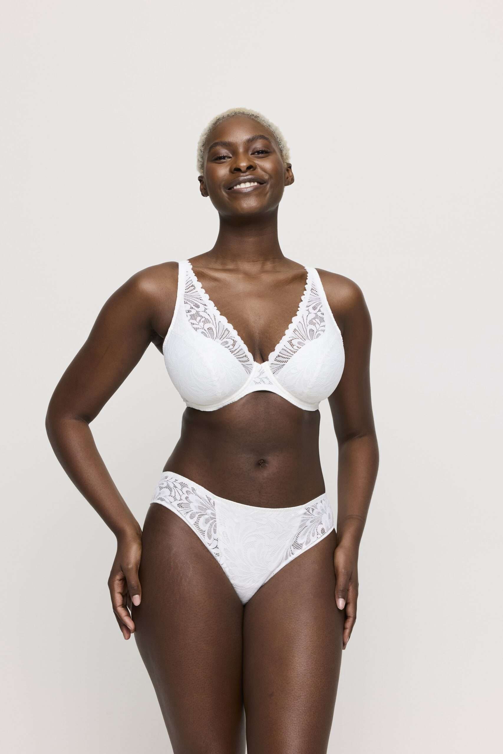 RUPI natuur plunge bh halve mousse cups