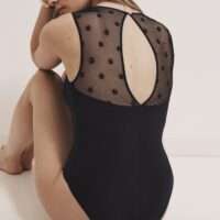 DAISY zwart speciale body