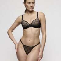 DAISY zwart mini string DAISY zwart mini string