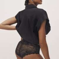 CYRILE zwart push-up bh uitneembare pads