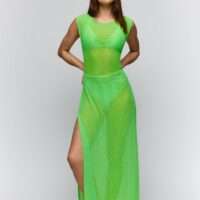 SHA neon badmode lange jurk