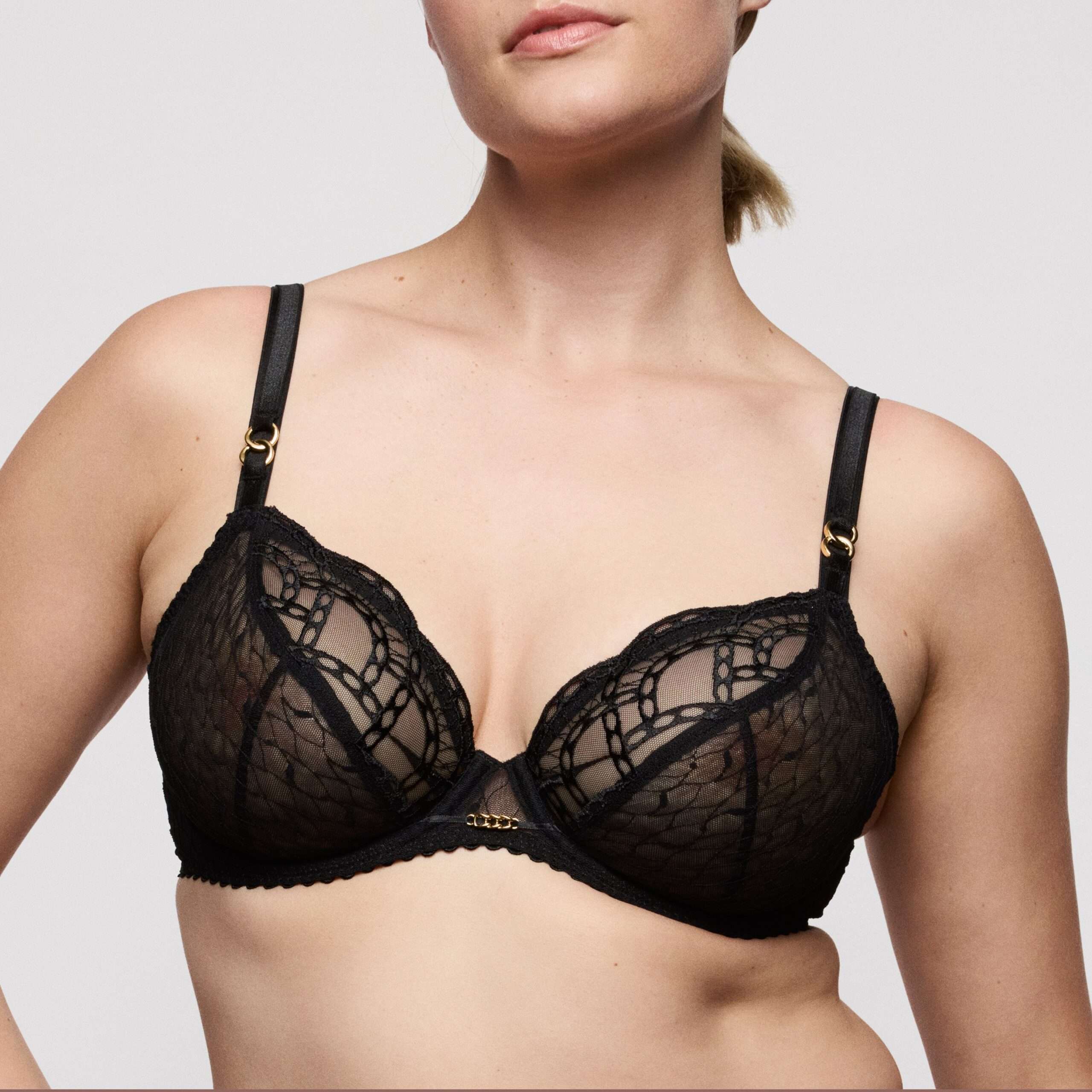 NAICA zwart plunge bh