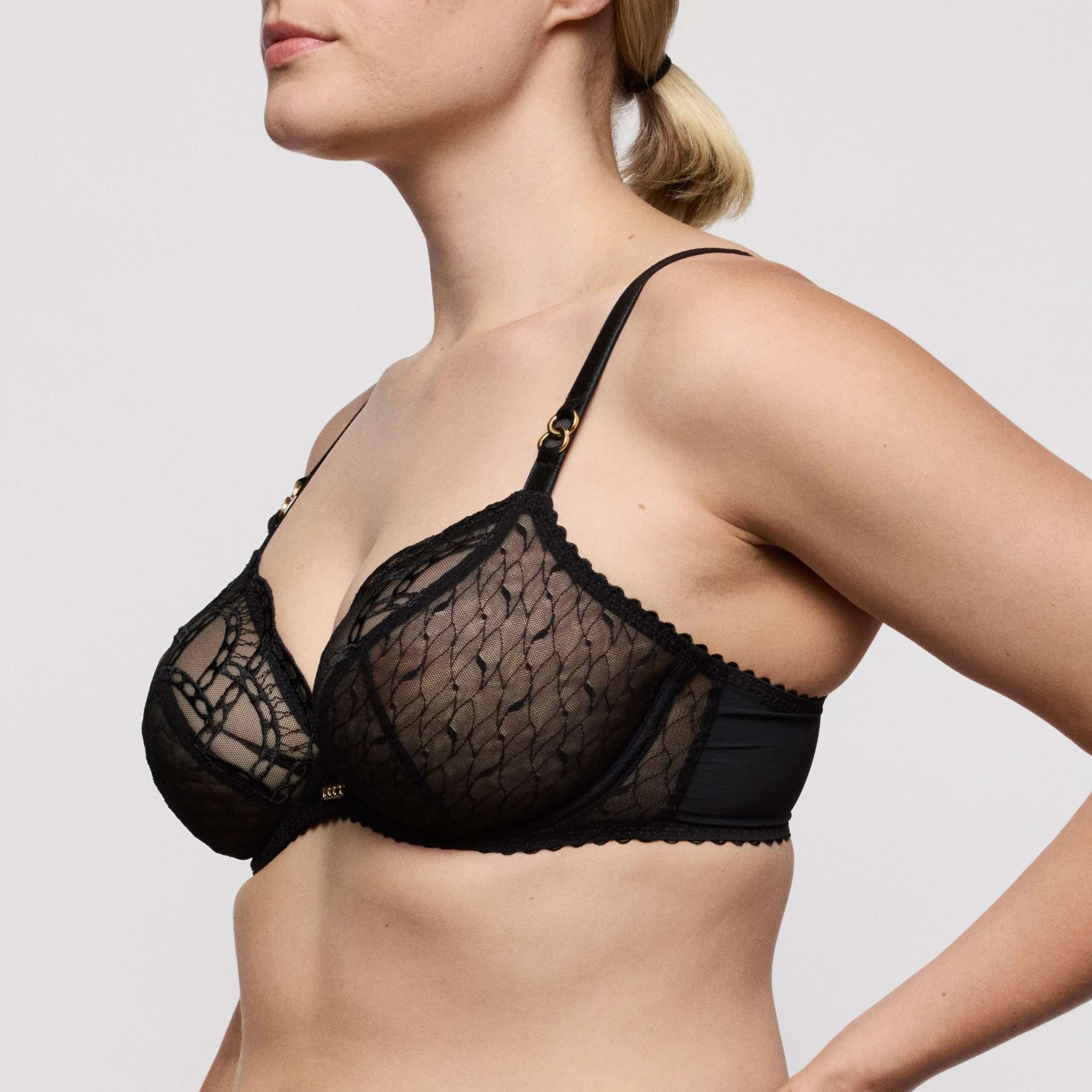 NAICA zwart plunge bh