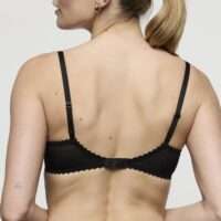 NOOVA zwart balconette halve mousse cups