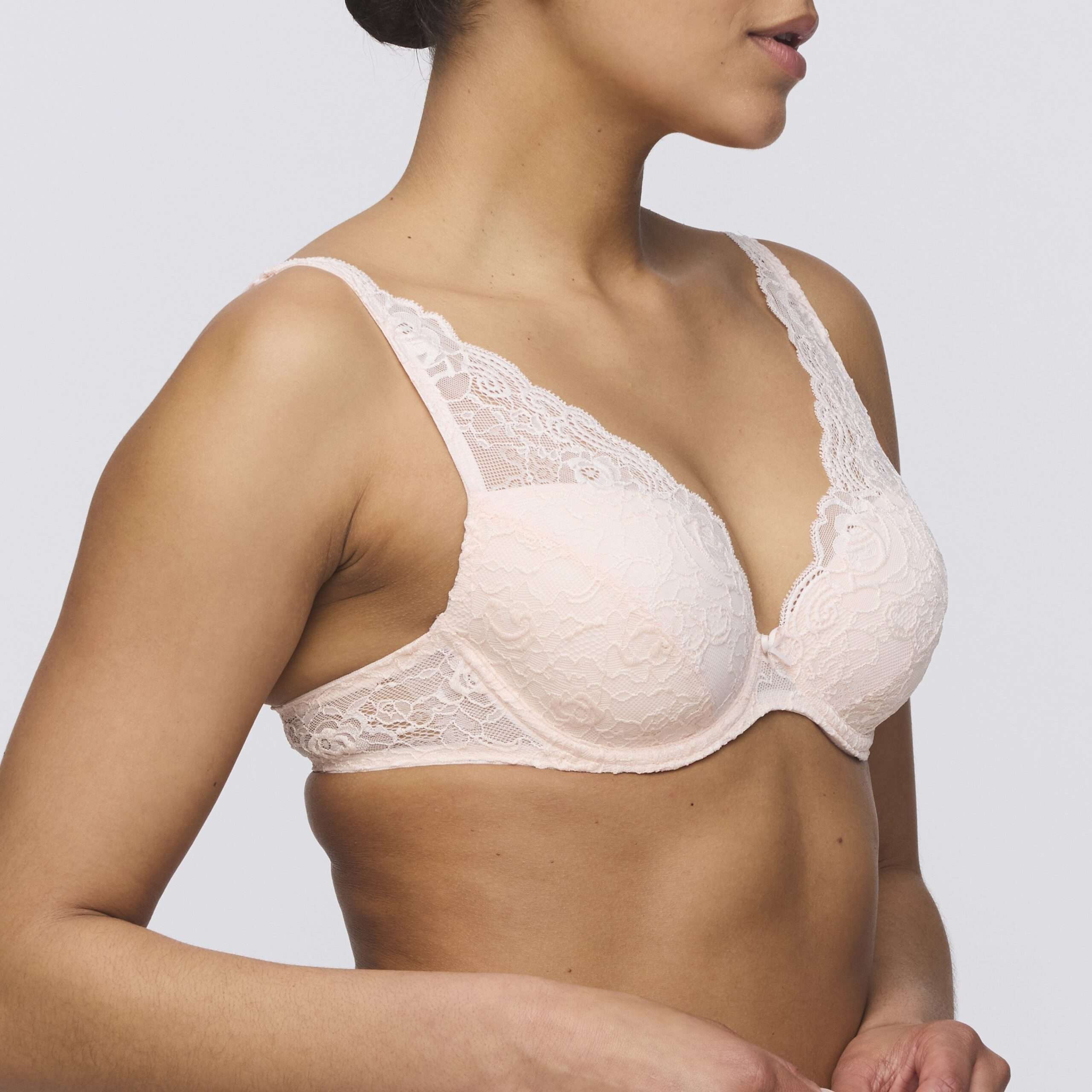 CYRILE crystal pink voorgevormde plunge bh CYRILE crystal pink voorgevormde plunge bh