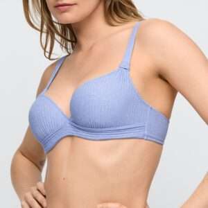 TINJIS Sparkling dusk voorgevormde plunge bikinitop