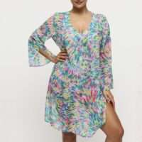 DOUALA Impressionist Summer badmode caftan DOUALA Impressionist Summer badmode caftan
