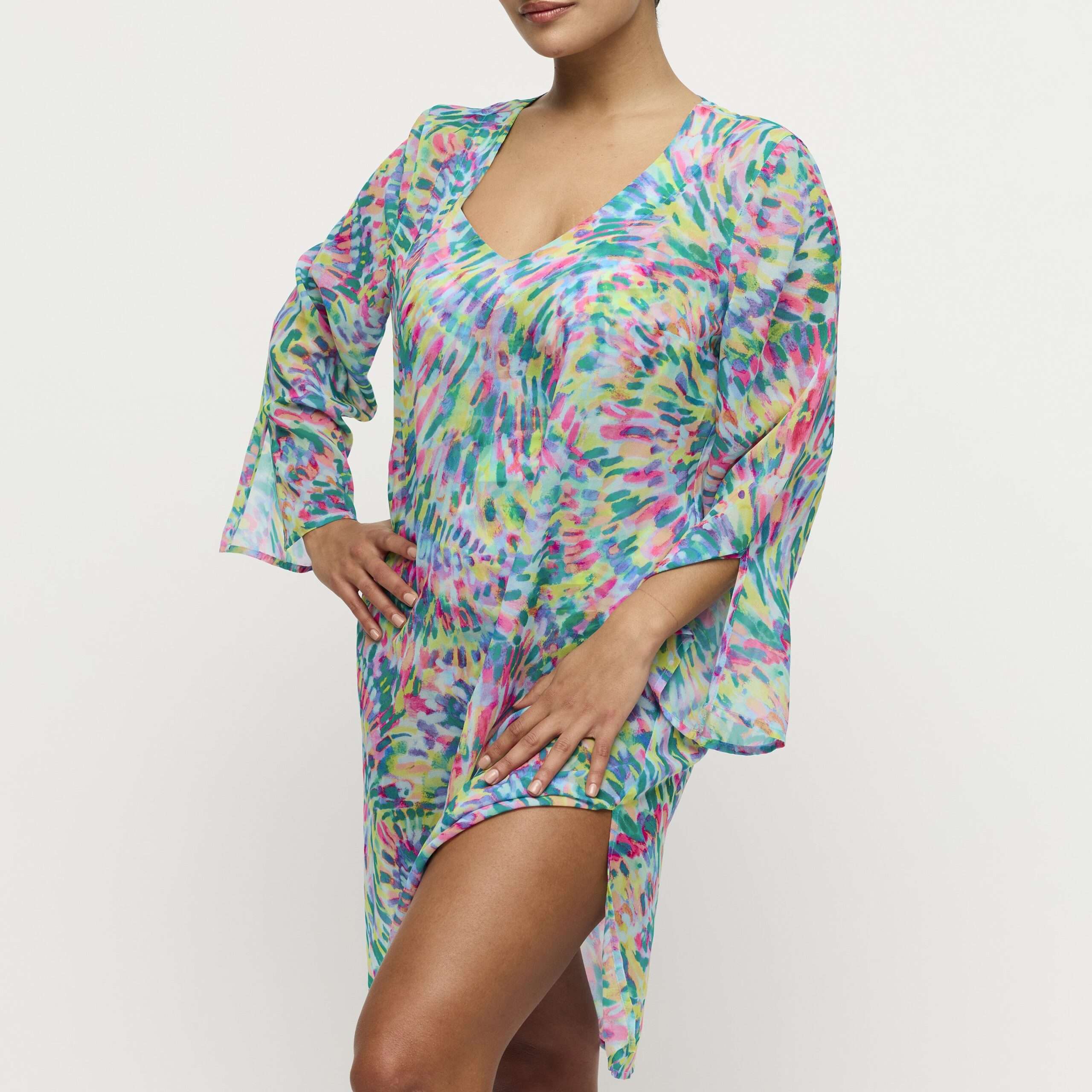 DOUALA Impressionist Summer badmode caftan DOUALA Impressionist Summer badmode caftan