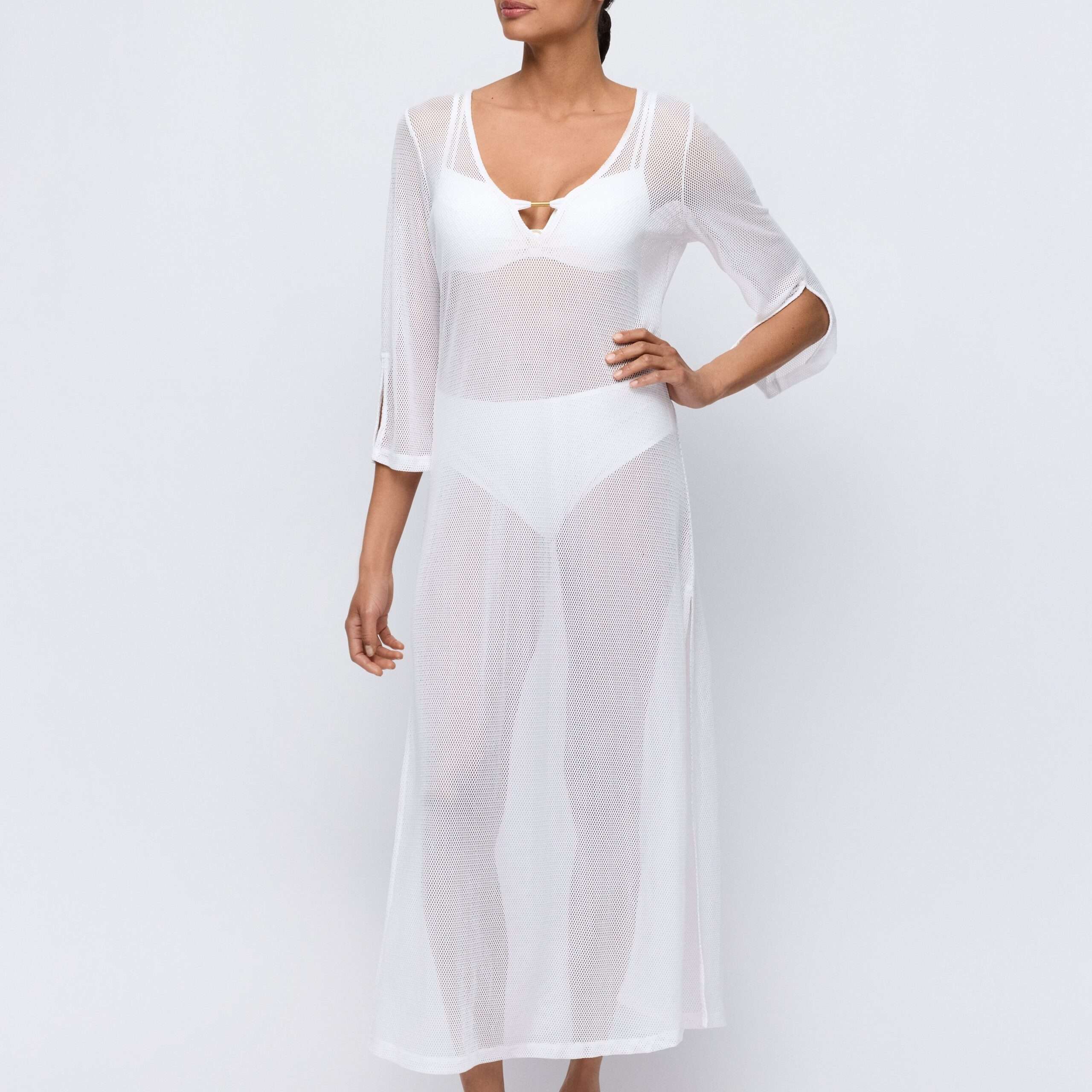 TALEAH elfin white badmode caftan