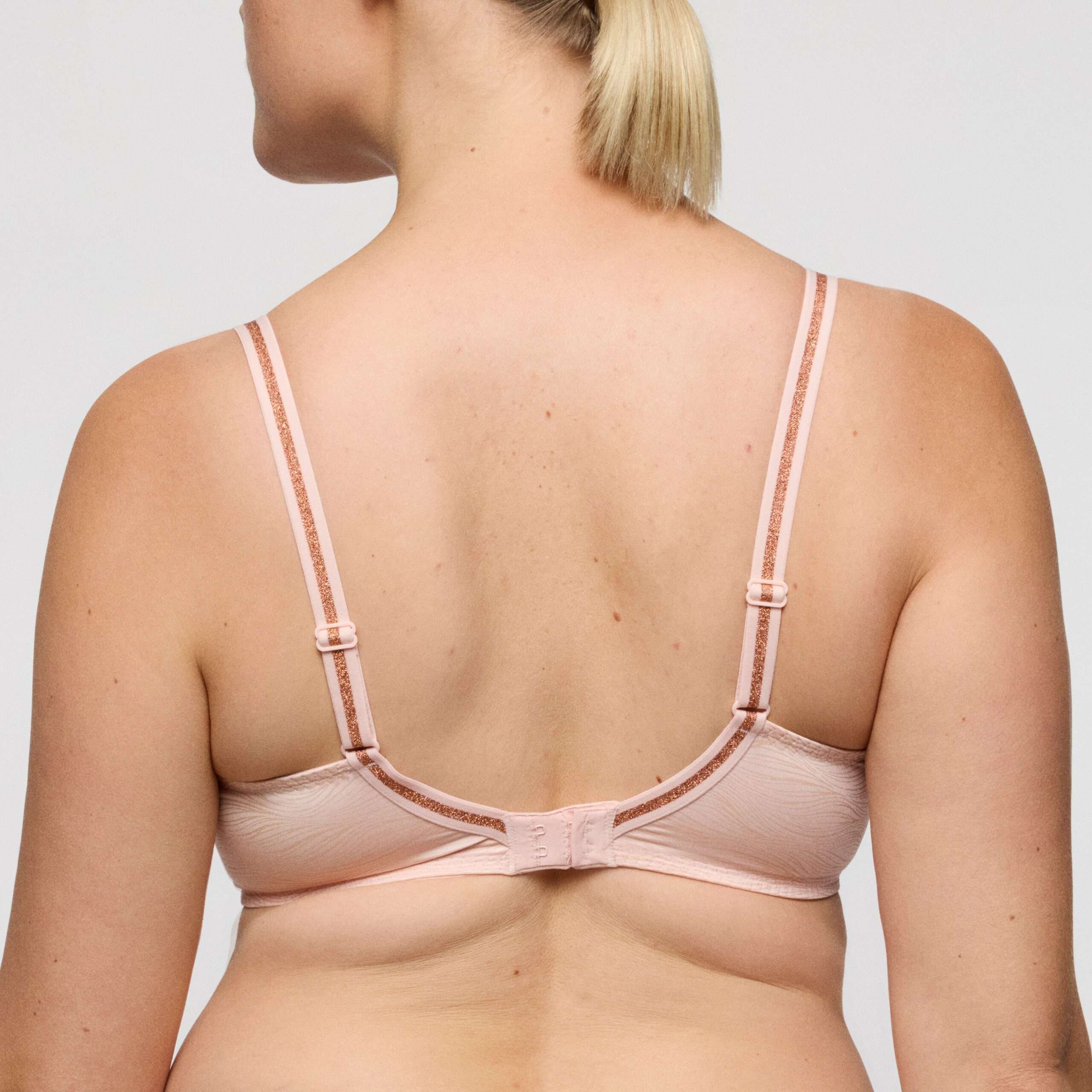 BRIANA pearly pink voorgevormde bh - hartvorm