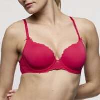 AZELIE framboos voorgevormde bh - hartvorm