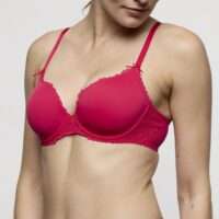 AZELIE framboos voorgevormde bh - hartvorm